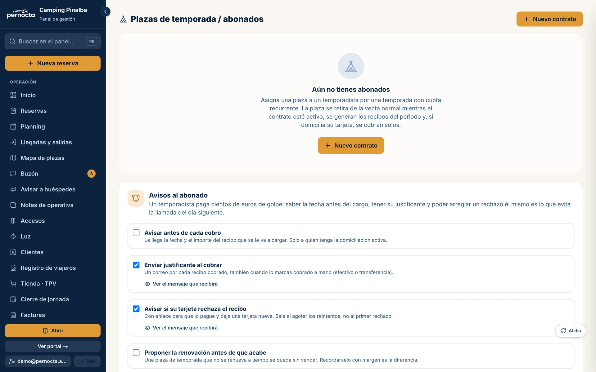 Abonados de temporada
